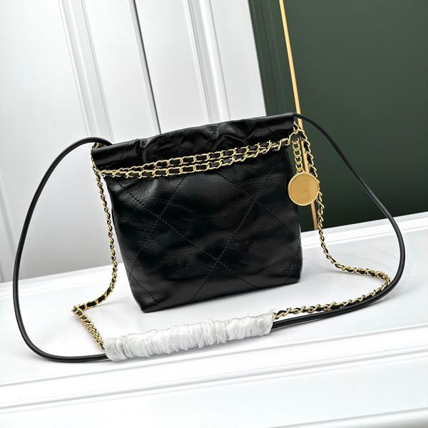 7a fashion 23c garbage bag mini women's large capacity chain emblem style diamond plaid leather classic cc logo luxury designer bag
7a fashion 23c garbage bag mini women's large capacity chain emblem style diamond plaid leather classic cc logo luxury designer bag