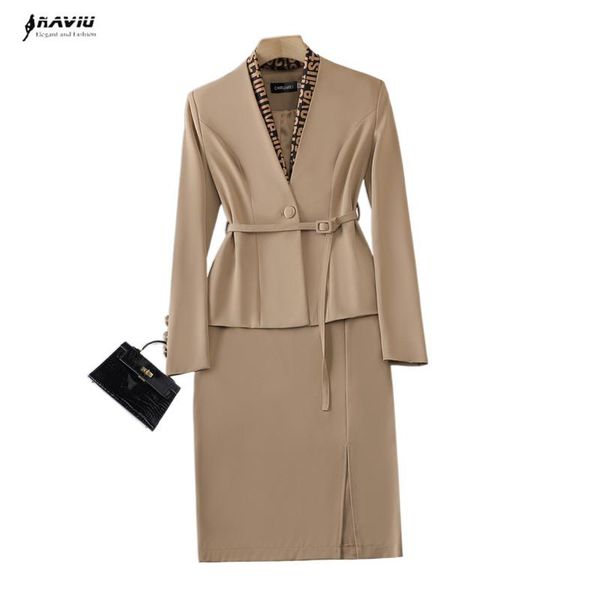 pants khaki suits women new 2022 autumn fashion temperament business slim blazer and skirt office ladies work wear black with scarf, White
pants khaki suits women new 2022 autumn fashion temperament business slim blazer and skirt office ladies work wear black with scarf, White