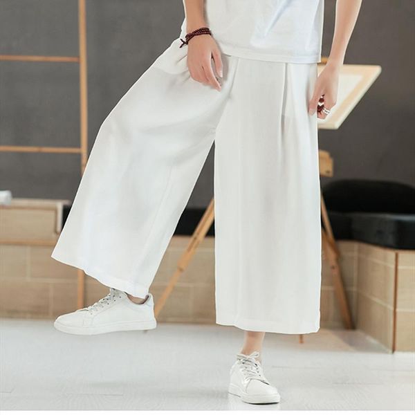 pants men vintage wide leg pants cotton joggers pockets elastic waist solid baggy trousers men streetwear pus size pants 6xl 7xl 8xl, Black
pants men vintage wide leg pants cotton joggers pockets elastic waist solid baggy trousers men streetwear pus size pants 6xl 7xl 8xl, Black