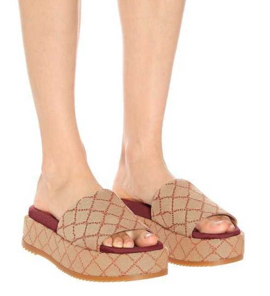 2023womens fashion slippers 55mm platform sandals canvas wedges withs box and dust bag jackdhstore, Black
2023womens fashion slippers 55mm platform sandals canvas wedges withs box and dust bag jackdhstore, Black