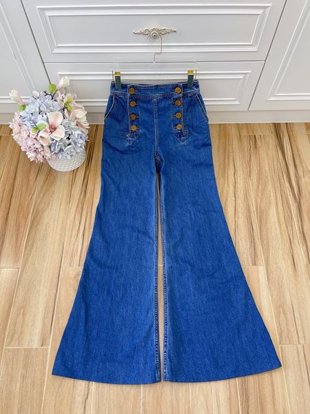 jeans 2022 wide leg women pants trousers jeans denim runway designer chic vintage european style new spring arrivals, Blue
jeans 2022 wide leg women pants trousers jeans denim runway designer chic vintage european style new spring arrivals, Blue