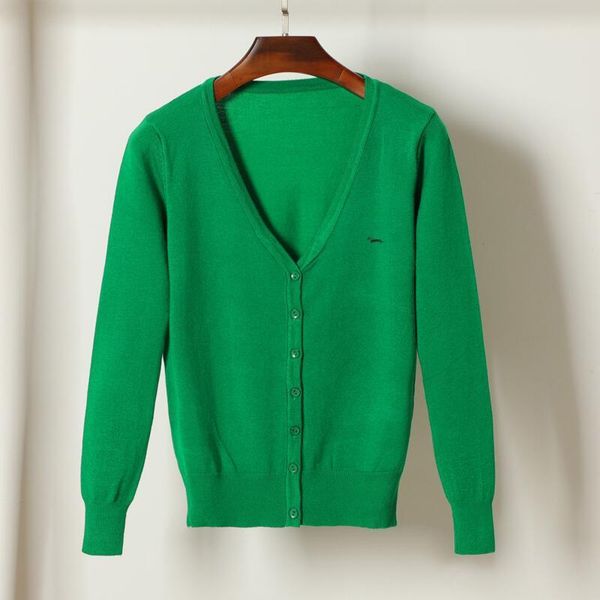 sweaters new women casual spring autumn cardgians knitted sweater shirt 100%cotton embroidery harmont soft blaine long sleeve sweaters, White;black
sweaters new women casual spring autumn cardgians knitted sweater shirt 100%cotton embroidery harmont soft blaine long sleeve sweaters, White;black
