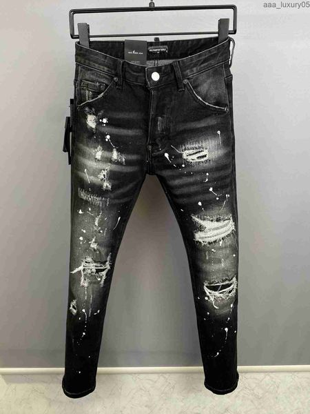 men's jeans classic fashion man dsquared2 jeans hip hop rock moto casual design ripped jeans distressed skinny denim biker je, Blue
men's jeans classic fashion man dsquared2 jeans hip hop rock moto casual design ripped jeans distressed skinny denim biker je, Blue