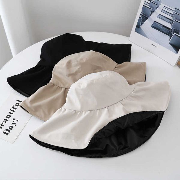 wide brim hats women's bucket hat summer solid color cap japanese simple foldable casual bucket hat vinyl sunscreen and sunscreen bucke, Blue;gray
wide brim hats women's bucket hat summer solid color cap japanese simple foldable casual bucket hat vinyl sunscreen and sunscreen bucke, Blue;gray