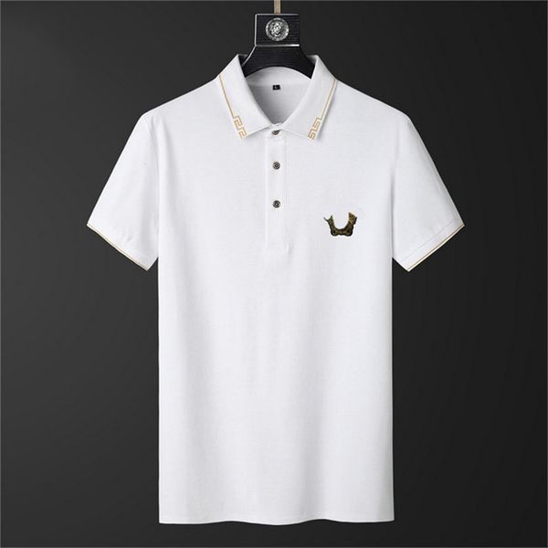 men's tee polo black and white color fashion casual business classic embroidered head brand 100 cotton street hip hop wear palm guillot, White;black
men's tee polo black and white color fashion casual business classic embroidered head brand 100 cotton street hip hop wear palm guillot, White;black