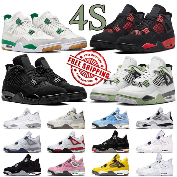 black cat 4 basketball shoes jumpman 4s mens trainers j4 red thunder unc military black sail pine green midnight navy men women sport outdoo
black cat 4 basketball shoes jumpman 4s mens trainers j4 red thunder unc military black sail pine green midnight navy men women sport outdoo