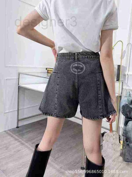 women's shorts designer chic flower bud design with seamless cc graphic denim shorts on the back waist for women szsi, White;black
women's shorts designer chic flower bud design with seamless cc graphic denim shorts on the back waist for women szsi, White;black