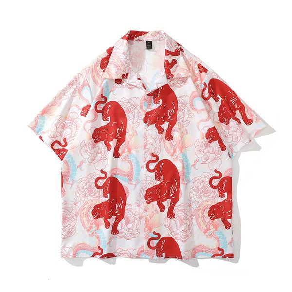 men's casual shirts dark icon red tiger full printed retro shirt oversized street men's shirts summer hawaiian shirt male 230414, White;black
men's casual shirts dark icon red tiger full printed retro shirt oversized street men's shirts summer hawaiian shirt male 230414, White;black