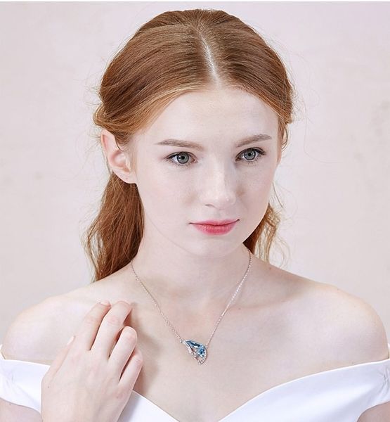 wholesale women jewelry pendant necklace inlaid superior rhinestone crystal twinkle non fading valentine's gift plating white k butterf, Silver
wholesale women jewelry pendant necklace inlaid superior rhinestone crystal twinkle non fading valentine's gift plating white k butterf, Silver