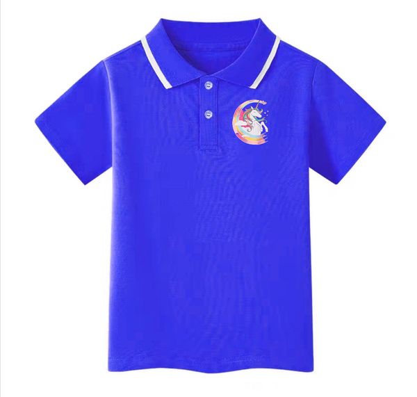 cute cartoon rainbow unicorn printed children polo shirt,comfortable and soft, with good breathability, Blue
cute cartoon rainbow unicorn printed children polo shirt,comfortable and soft, with good breathability, Blue