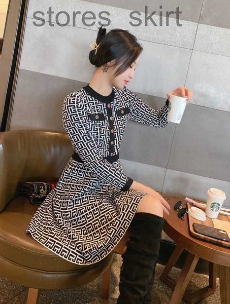 party dresses designer luxury brand dress2022women's new autumn winter party dresses dinner printed metal buckle dress ladies classic p, White;black
party dresses designer luxury brand dress2022women's new autumn winter party dresses dinner printed metal buckle dress ladies classic p, White;black