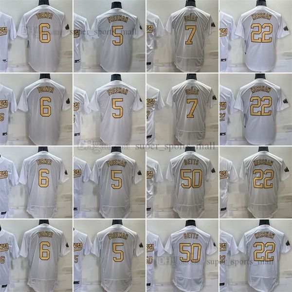 2022 all-star baseball jerseys 7 julio urias 50 mookie betts 6 trea turner 22 clayton kershaw 5 freddie an jersey men women youth size, Blue;black
2022 all-star baseball jerseys 7 julio urias 50 mookie betts 6 trea turner 22 clayton kershaw 5 freddie an jersey men women youth size, Blue;black
