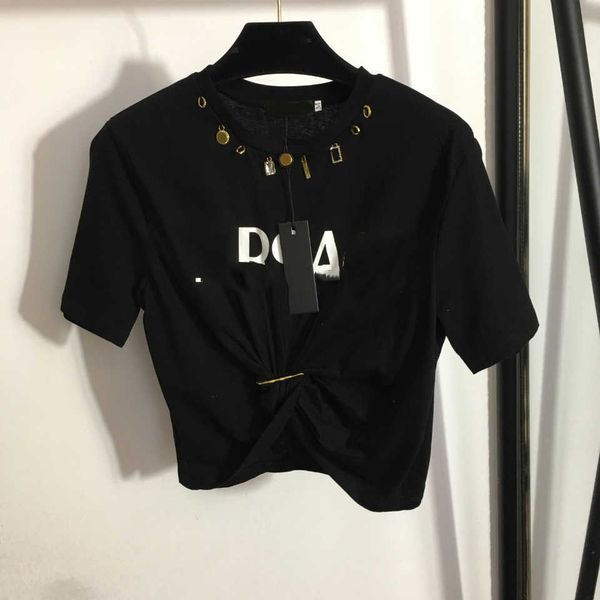 23ss womens designer clothing womens t-shirt tee round neck pure cotton pin monogram print tucked waist short style crop t-shirt womens clot, White
23ss womens designer clothing womens t-shirt tee round neck pure cotton pin monogram print tucked waist short style crop t-shirt womens clot, White