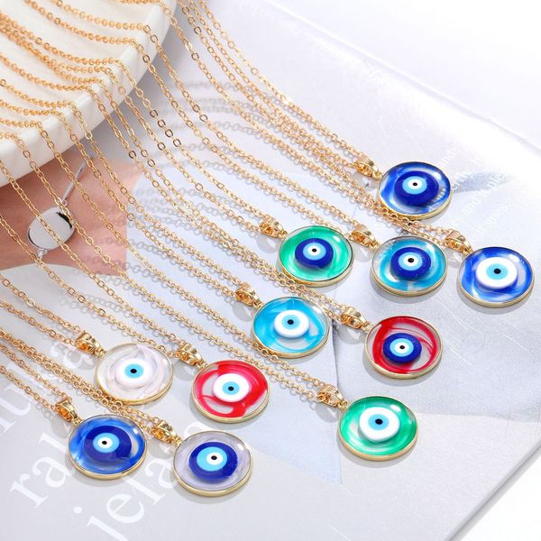 s3570 geometric dizzy dye transparent evil eye pendant necklace for women soft enamel blue eyes choker necklaces, Silver
s3570 geometric dizzy dye transparent evil eye pendant necklace for women soft enamel blue eyes choker necklaces, Silver