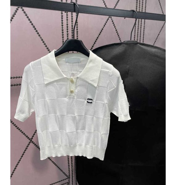 23ss womens knits womens designer clothing spring and summer new checkered pullover knitted polo embroidered logo womens clothes a1, White
23ss womens knits womens designer clothing spring and summer new checkered pullover knitted polo embroidered logo womens clothes a1, White