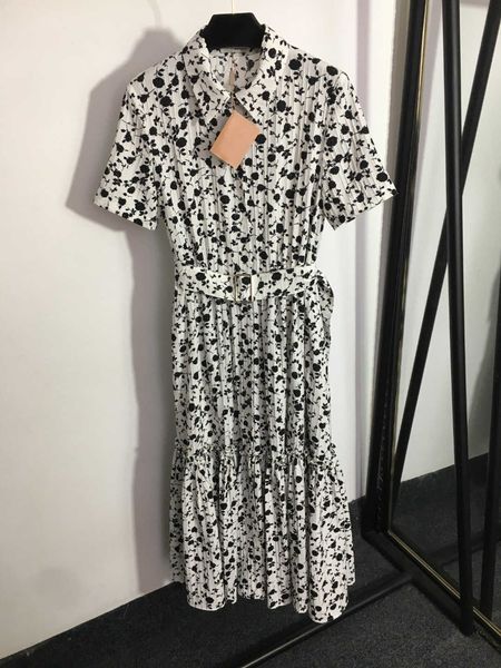 23ss womens designer clothing summer floral print lace up short sleeved with waist tucked womens clothing, Black;gray
23ss womens designer clothing summer floral print lace up short sleeved with waist tucked womens clothing, Black;gray