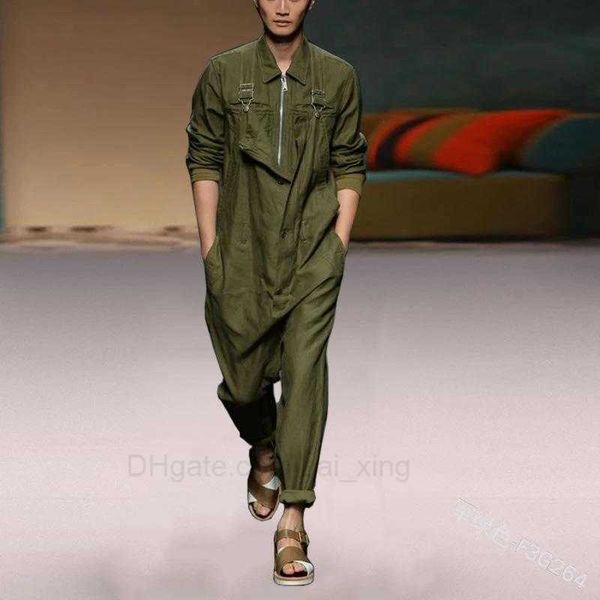 size loose plus men jumpsuit overalls long pants casual solid pockets button playsuits one piece romper sweatpants for s-5xl, Black
size loose plus men jumpsuit overalls long pants casual solid pockets button playsuits one piece romper sweatpants for s-5xl, Black
