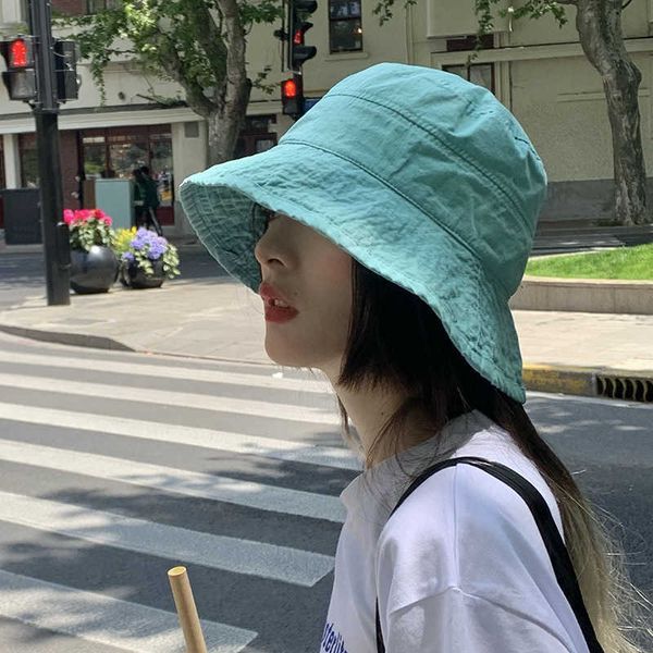wide brim hats 2022 new fashion summer bucket hat for women men bob fishing cap luxury hat aa230414, Blue;gray
wide brim hats 2022 new fashion summer bucket hat for women men bob fishing cap luxury hat aa230414, Blue;gray
