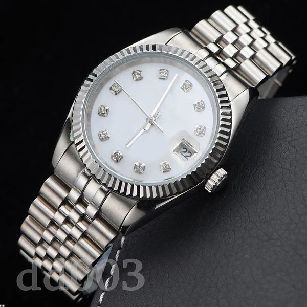 quartz women men watch holiday gifts designer watches 28/31/36/41mm stainless steel orologio datejust japanese perfect couples watches movem, Slivery;brown
quartz women men watch holiday gifts designer watches 28/31/36/41mm stainless steel orologio datejust japanese perfect couples watches movem, Slivery;brown