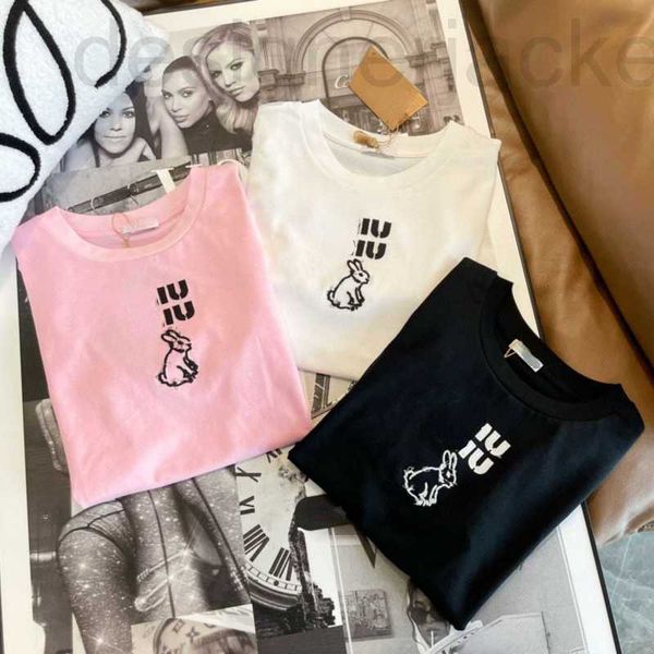 women's t-shirt designer 23 summer shor sleeved shir new leer embroidery sweashir shirs female coon bunny pullover tee op zdu2, White
women's t-shirt designer 23 summer shor sleeved shir new leer embroidery sweashir shirs female coon bunny pullover tee op zdu2, White