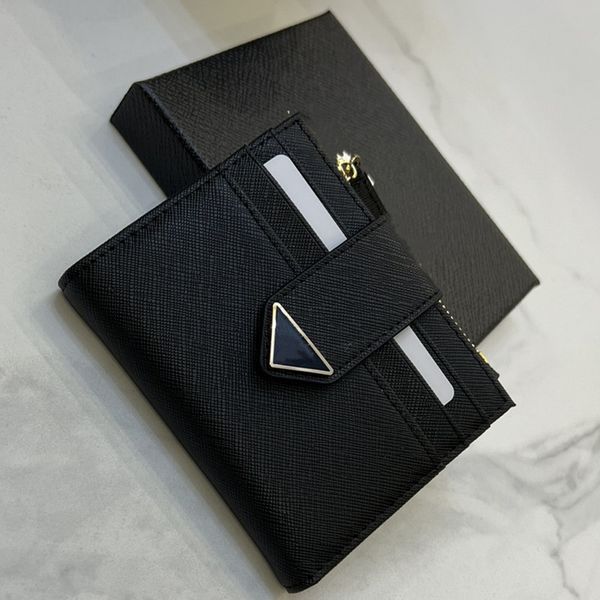 designer triangle logo wallet small saffiano leather bill compartment document pocket credit card slots enameled metal lettering hardware lu, Red;black
designer triangle logo wallet small saffiano leather bill compartment document pocket credit card slots enameled metal lettering hardware lu, Red;black