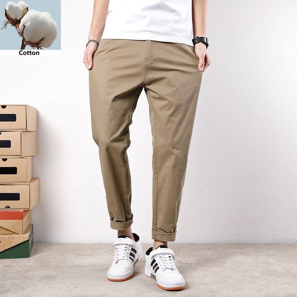 men's pants hiqor spring summer men loose comfortable casual allmatch elastic man cotton trousers fashion streetwear korean 230414, Black
men's pants hiqor spring summer men loose comfortable casual allmatch elastic man cotton trousers fashion streetwear korean 230414, Black