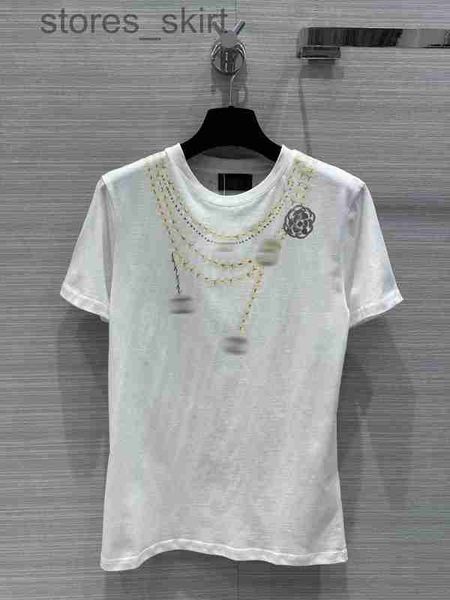 women's t-shirt designermilan runway women's t-shirt 2023 spring summer o neck short sleeve fashion designer brand same style t-s, White
women's t-shirt designermilan runway women's t-shirt 2023 spring summer o neck short sleeve fashion designer brand same style t-s, White