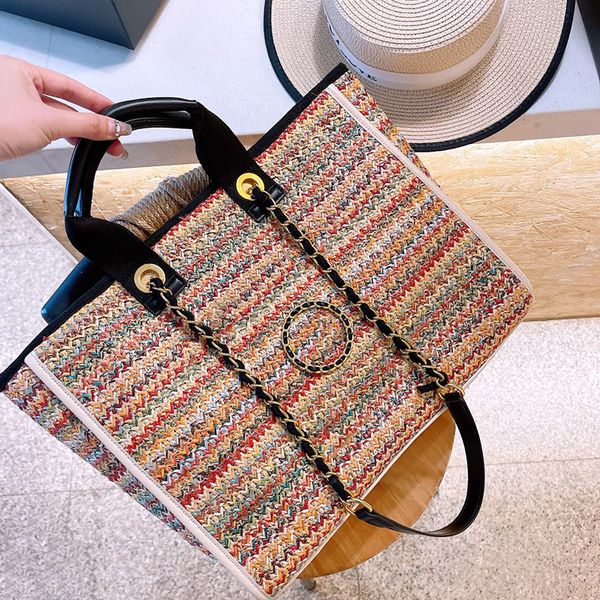 womens linen colorful straw beach bags iridescent rainbow braid symbol deauville chain shopping large capacity travel totes famous designers
womens linen colorful straw beach bags iridescent rainbow braid symbol deauville chain shopping large capacity travel totes famous designers