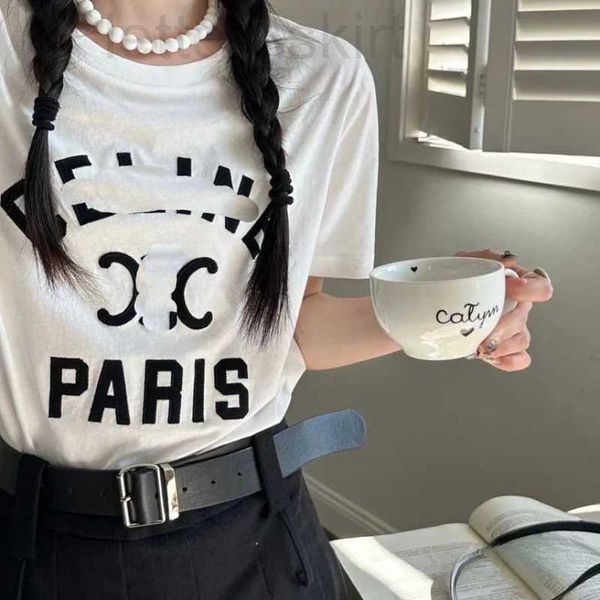 women's hoodies & sweatshirts designer spring and summer new high edition arc de triomphe embroidery short sleeve classic slim fit t-sh, Black
women's hoodies & sweatshirts designer spring and summer new high edition arc de triomphe embroidery short sleeve classic slim fit t-sh, Black