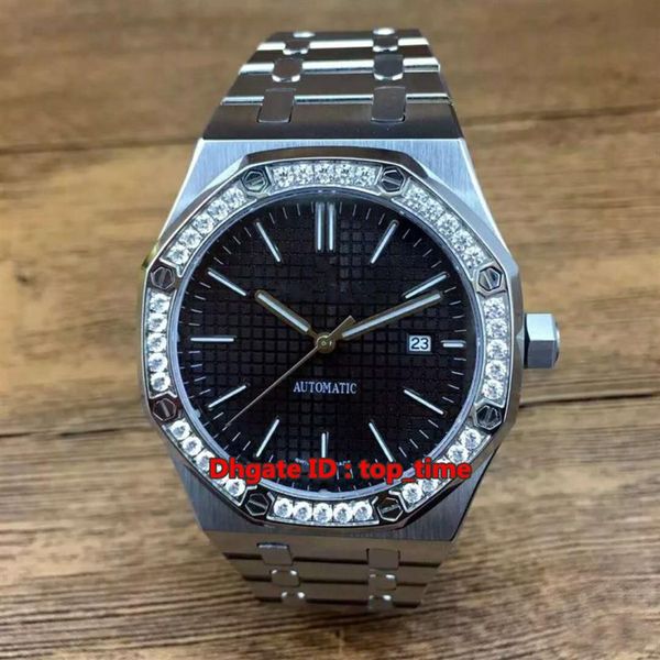 10 style watch 41mm date a2813 automatic mens watch 15400st diamond bezel black dial stainless steel bracelet gents w3286, Slivery;brown
10 style watch 41mm date a2813 automatic mens watch 15400st diamond bezel black dial stainless steel bracelet gents w3286, Slivery;brown