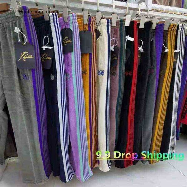 pants needle awge men women hip hop butterfly embroidered needle track jogging pants japan pants indoor tag t220721, Black
pants needle awge men women hip hop butterfly embroidered needle track jogging pants japan pants indoor tag t220721, Black
