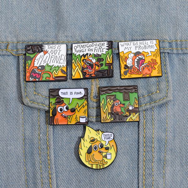 fire dog brooches enamel pins animal badges jewelry custom lapel clothes backpack accessories gifts for kids friends, Blue
fire dog brooches enamel pins animal badges jewelry custom lapel clothes backpack accessories gifts for kids friends, Blue