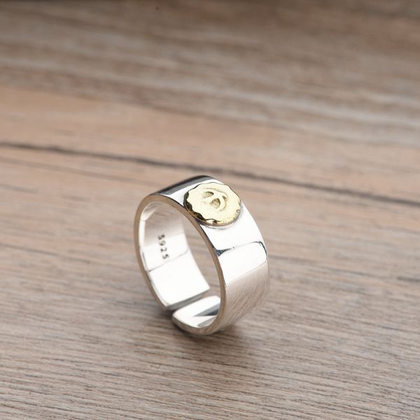s925 sterling silver ring personalized opening adjustable fashion point copper eagle handmade vintage mesh red couple simple style jewelry l
s925 sterling silver ring personalized opening adjustable fashion point copper eagle handmade vintage mesh red couple simple style jewelry l