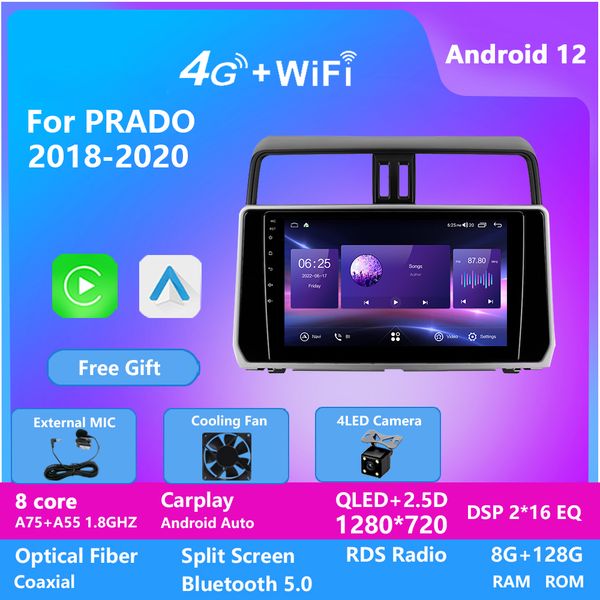 2 din video 4g wifi carplay car stereo for toyota prado 2018-2020 multimedia player gps navigation head unit
2 din video 4g wifi carplay car stereo for toyota prado 2018-2020 multimedia player gps navigation head unit