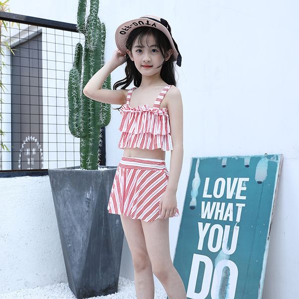 two-pieces baby striped bathing suit kids baby girl children beachwear with skirt cute girl's split swimwear 5-12 years, Blue
two-pieces baby striped bathing suit kids baby girl children beachwear with skirt cute girl's split swimwear 5-12 years, Blue