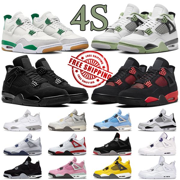 black cat 4 basketball shoes jumpman 4s mens trainers j4 red thunder unc military black sail pine green pure money men women sport outdoor s
black cat 4 basketball shoes jumpman 4s mens trainers j4 red thunder unc military black sail pine green pure money men women sport outdoor s