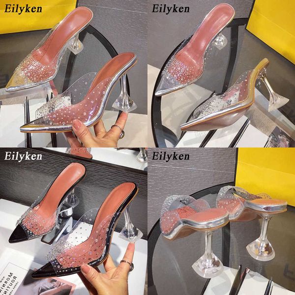 sandals pvc transparent crystal women slippers cup heeled summer woman pointed toe high heels party prom slides shoes 230316, Black
sandals pvc transparent crystal women slippers cup heeled summer woman pointed toe high heels party prom slides shoes 230316, Black