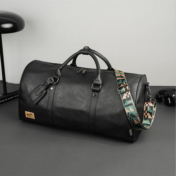 Mens shoulder bags simple Joker thickened leather retro handbag large wear-resistant leather leisure travel bag street trend solid color men backpack 3797#, Black
Mens shoulder bags simple Joker thickened leather retro handbag large wear-resistant leather leisure travel bag street trend solid color men backpack 3797#, Black
