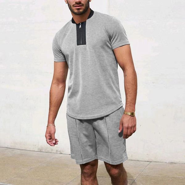 mens tracksuits man fashion loose two piece sets vintage short sleeve zipper o neck and shorts suits summer casual solid tracksuit for men, Gray
mens tracksuits man fashion loose two piece sets vintage short sleeve zipper o neck and shorts suits summer casual solid tracksuit for men, Gray