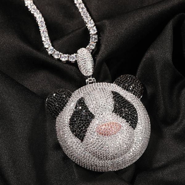 personalized iced out fashion panda pendant necklace dropshipping stainless steel chain bling zirconia panda shape fashion jewelry wholesale, Silver
personalized iced out fashion panda pendant necklace dropshipping stainless steel chain bling zirconia panda shape fashion jewelry wholesale, Silver