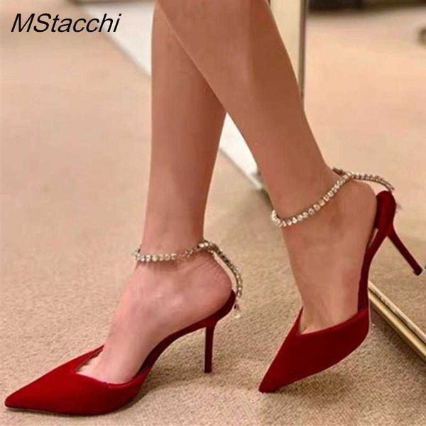 sandals rhinestone chain red suede women pumps fringe crystal pointed toe high heels office lady shoes runway slingback 230406, Black
sandals rhinestone chain red suede women pumps fringe crystal pointed toe high heels office lady shoes runway slingback 230406, Black
