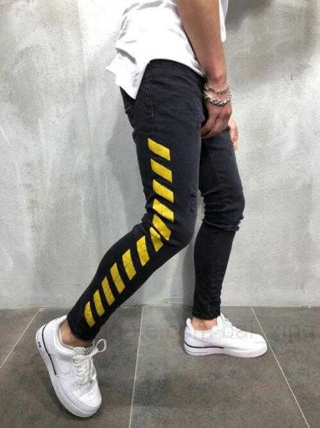 design side striped mens jeans slim long denim pencil pants hommes hip hop letter print ripped jeans man high street jeans mens clothing, Blue
design side striped mens jeans slim long denim pencil pants hommes hip hop letter print ripped jeans man high street jeans mens clothing, Blue