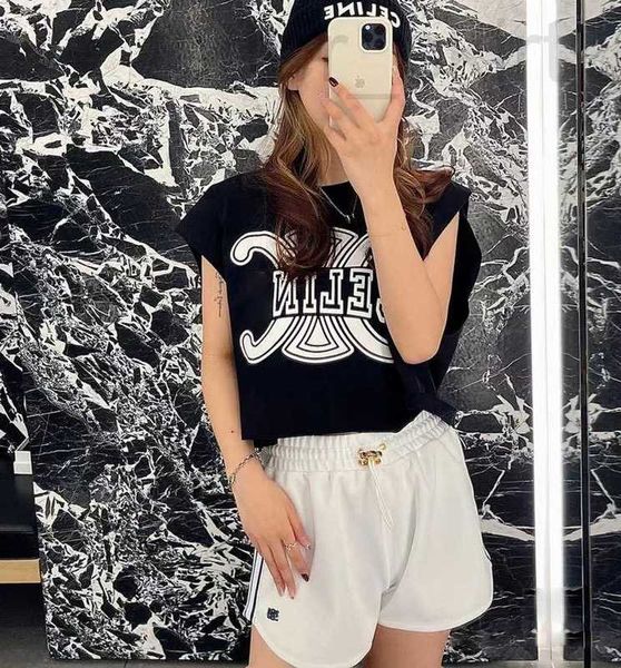 women's shorts designer 23 spring and summer new triumph metal button short versatile blue white ribbon casual women p2w8, White;black
women's shorts designer 23 spring and summer new triumph metal button short versatile blue white ribbon casual women p2w8, White;black