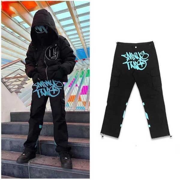 men's pants minus two cargo harajuku casual loose punk rock straight wide leg trouser streetwear pant retro street trend overalls yh, Black
men's pants minus two cargo harajuku casual loose punk rock straight wide leg trouser streetwear pant retro street trend overalls yh, Black