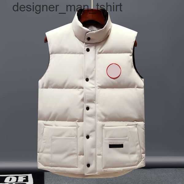 men's vests designer vest men's and women's sweatshirt authentic luxury goose feather material loose coat fashion trend coat, Black;white 
men's vests designer vest men's and women's sweatshirt authentic luxury goose feather material loose coat fashion trend coat, Black;white