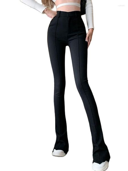 women's pants temperament casual irregular duck palm flared slimming thin trousers 2023 fashion clothing, Black;white
women's pants temperament casual irregular duck palm flared slimming thin trousers 2023 fashion clothing, Black;white