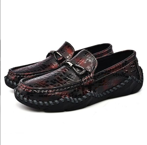 men's genuine leather dress shoes patchwork leather shoe fashion moccasins wedding party shoes men loafers oxford shoes men, Black
men's genuine leather dress shoes patchwork leather shoe fashion moccasins wedding party shoes men loafers oxford shoes men, Black