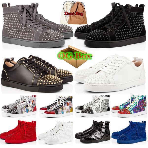 with box 2023 men casual shoes designer loafers rivets low studed designers shoe mens women fashion sneakers trainers big size size 35-48, Black
with box 2023 men casual shoes designer loafers rivets low studed designers shoe mens women fashion sneakers trainers big size size 35-48, Black