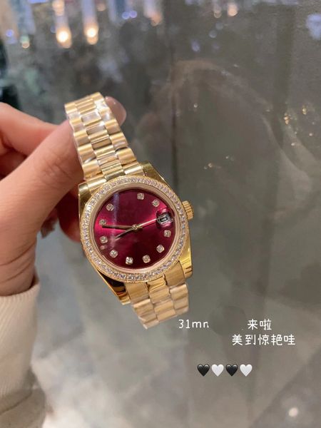 watch automatic mechanical womens watches 31mm silver wristband waterproof all stainless steel wristband fashion designer wristwatch a35, Slivery;brown
watch automatic mechanical womens watches 31mm silver wristband waterproof all stainless steel wristband fashion designer wristwatch a35, Slivery;brown