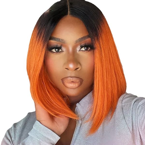 orange omber color lace front human hair wig for black women straight bob wigs straight short bob human hair lace wigs on sale, Black;brown
orange omber color lace front human hair wig for black women straight bob wigs straight short bob human hair lace wigs on sale, Black;brown